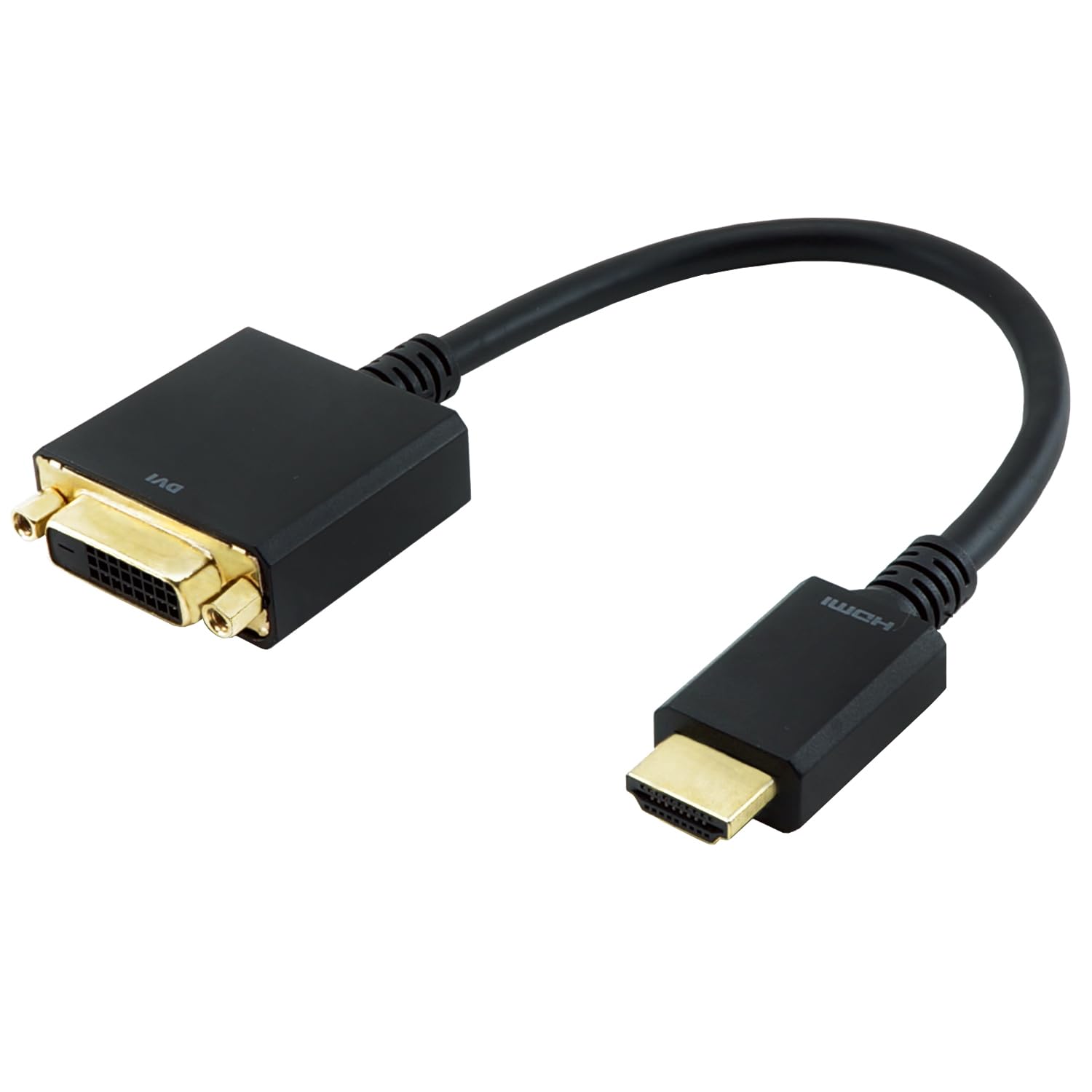 Amazon.co.jp: ホーリック HDMI-DVI変換アダプタ 15cm HDMIオス-DVI